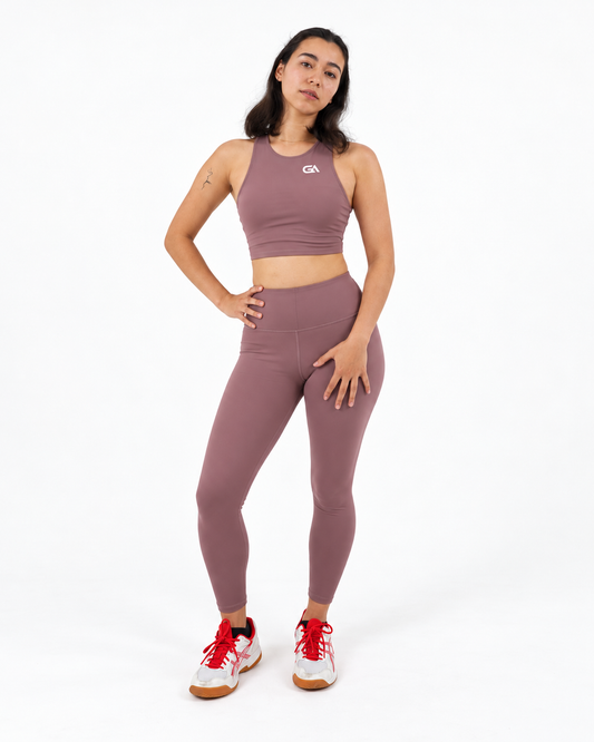 GA High-Neck Crop Top & Leggings Set
