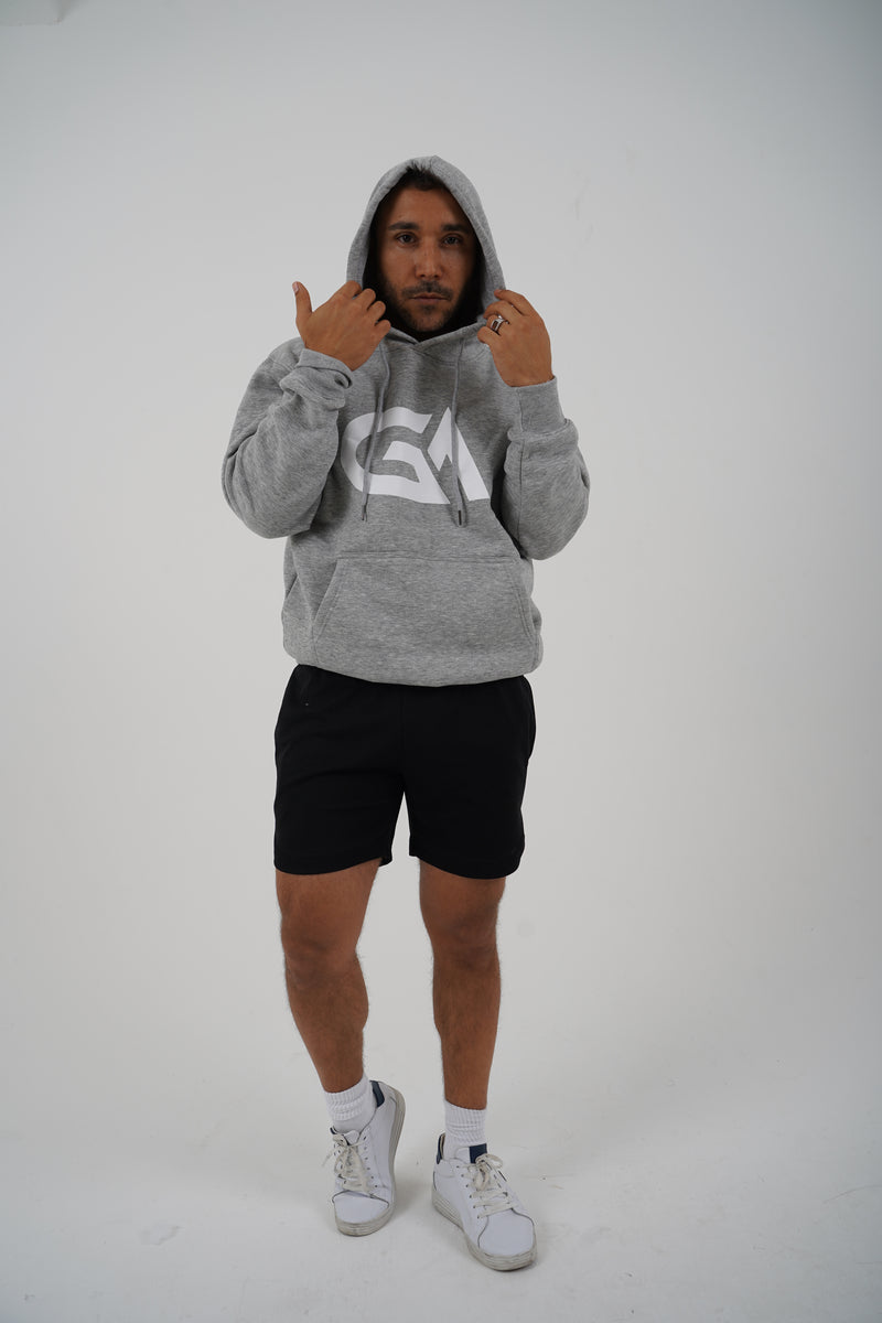 GA Oversized Logo Hoodie – Men’s Gym & Streetwear