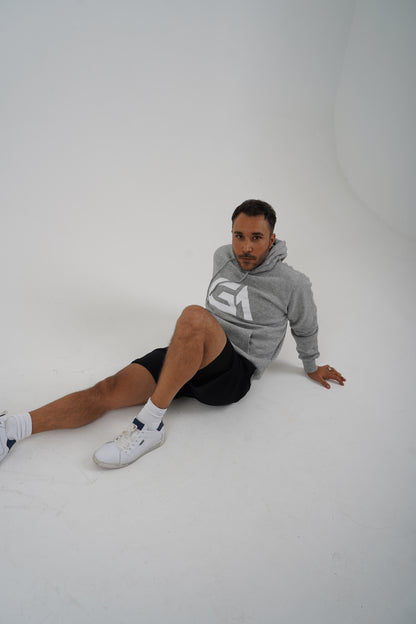 GA Oversized Logo Hoodie – Men’s Gym & Streetwear
