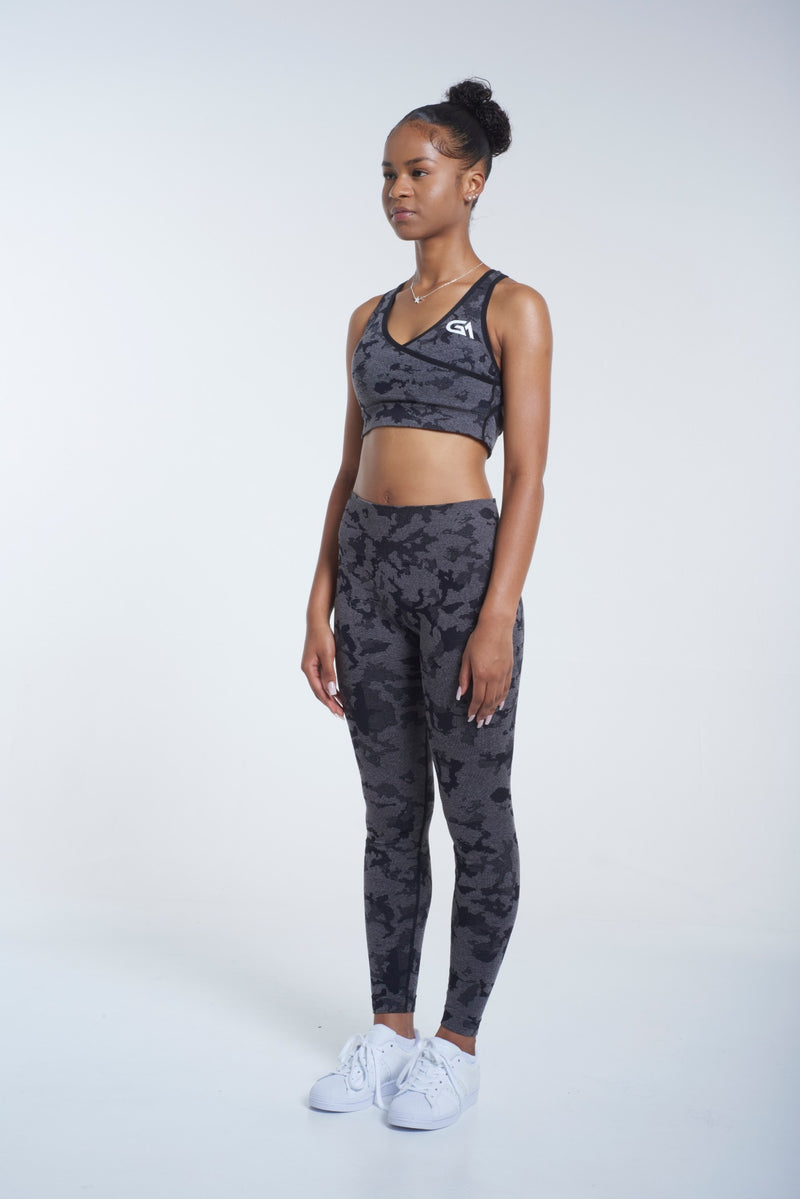 GA Camo Bra Top & Leggings Set
