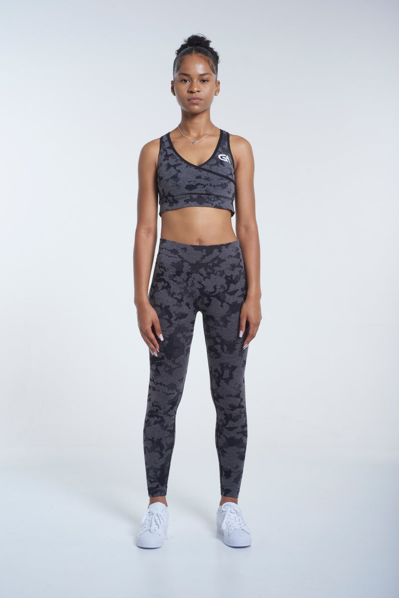 GA Camo Bra Top & Leggings Set