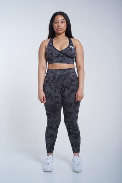 GA Camo Bra Top & Leggings Set