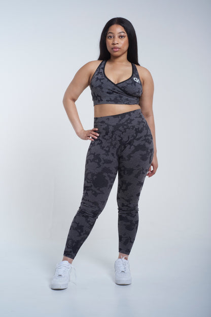 GA Camo Bra Top & Leggings Set