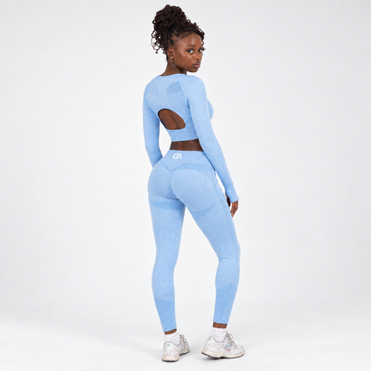 GA Blue Top and Leggings