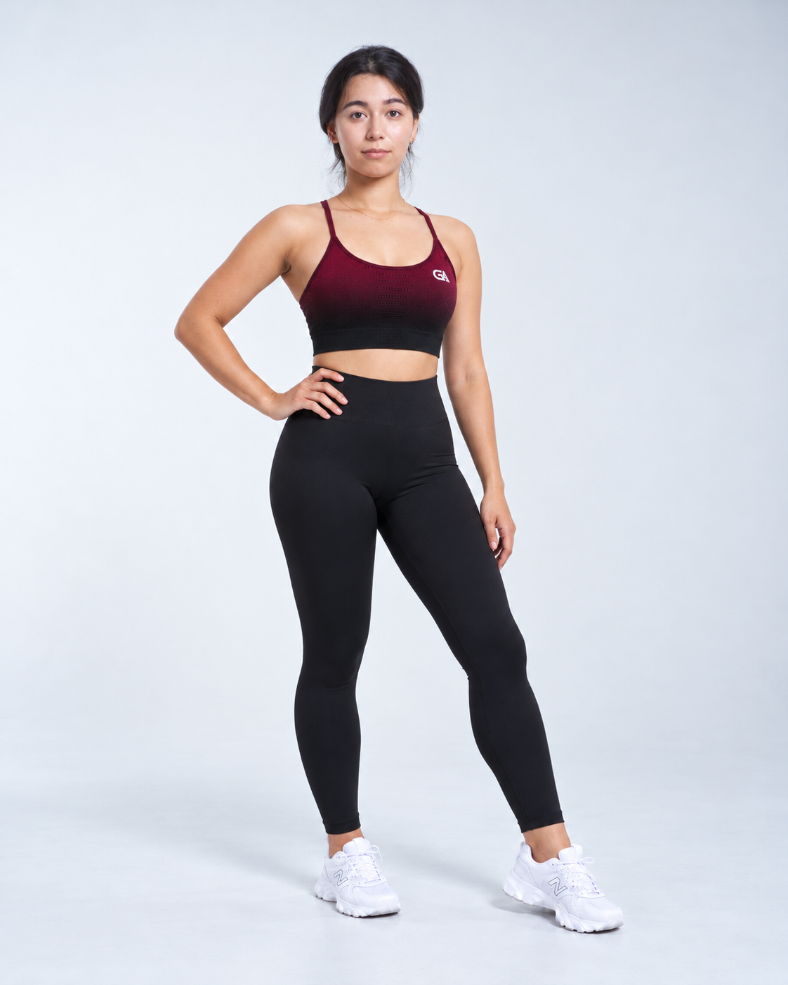 GA Maroon Ombre Bra top