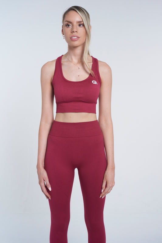GA Women’s Seamless Performance Training Set – Burgundy