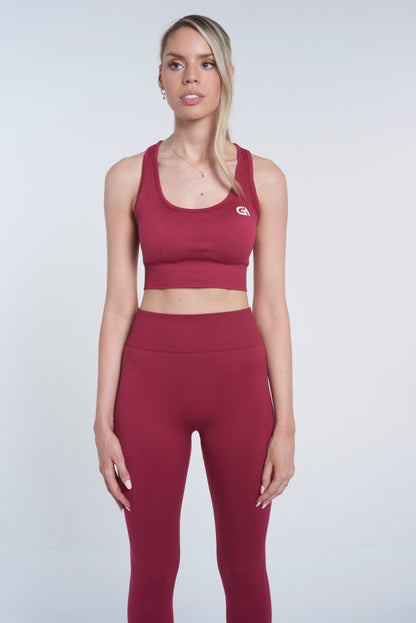 GA Women’s Seamless Performance Training Set – Burgundy