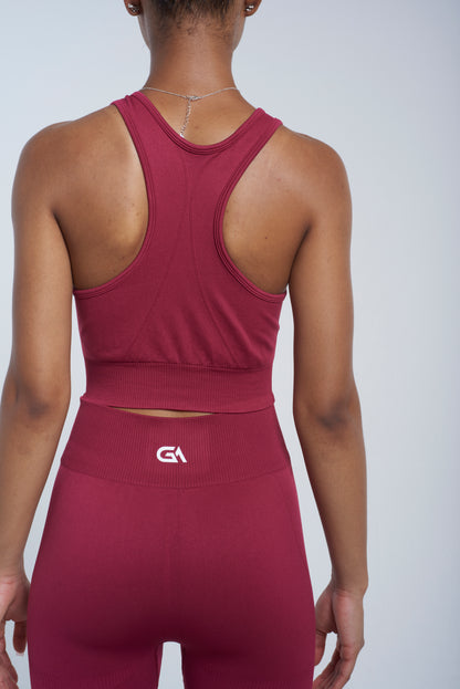 GA Women’s Seamless Performance Training Set – Burgundy