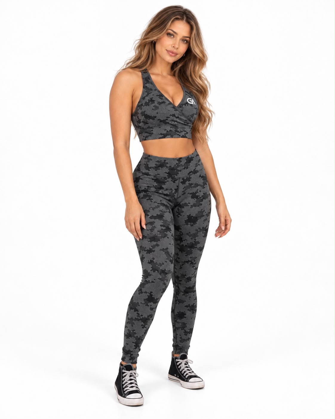 GA Camo Wrap Sports Bra & Leggings Set