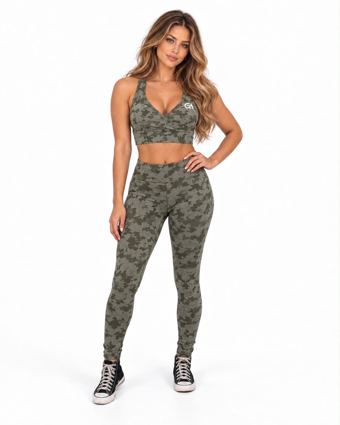 GA Camo Wrap Sports Bra & Leggings Set